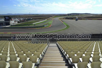 Eintrittskarte Tribüne 1c GP Aragon<br>Rennstrecke Motorland Alcañiz